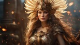 Minerva - The roman goddess of defense.generative ai 