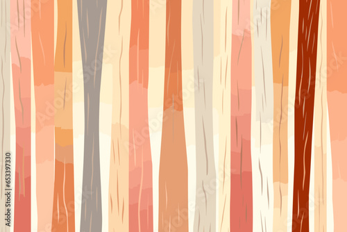 Faux bois pattern, wallpaper, background, hand-drawn cartoon Illustrations in minimalist vector style © Levi
