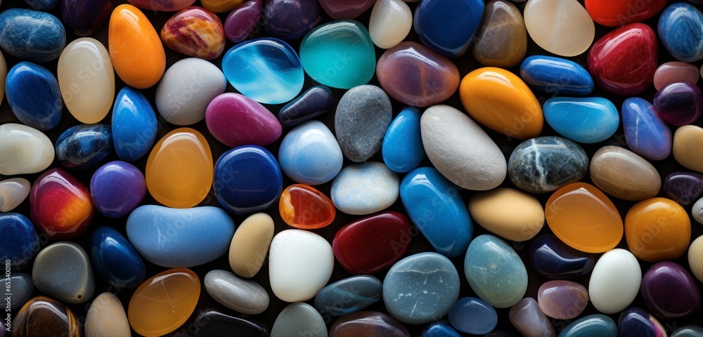 close up of colorful stones close up of colorful stones