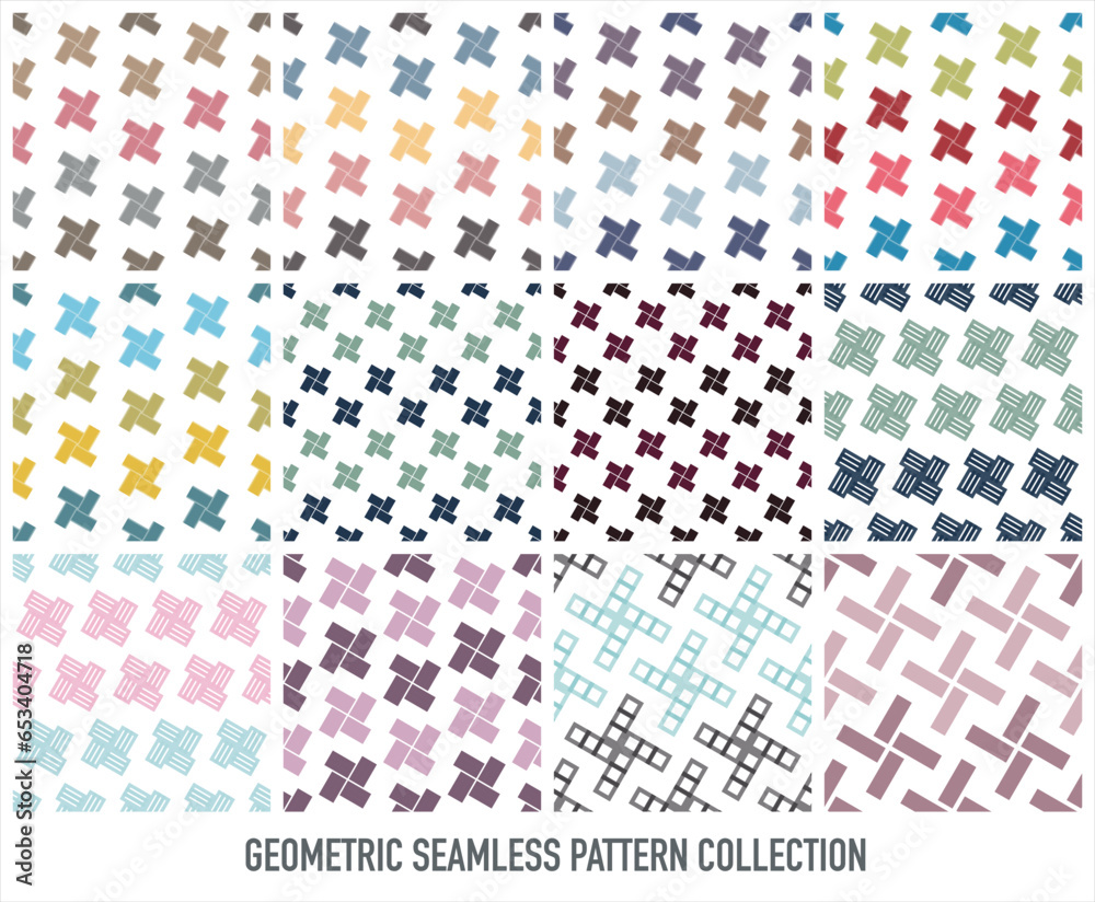 Seamless Pattern Collection from Shape Intersections