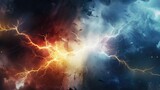energy lightning collision powerful illustration explosion electric, background power, light blast energy lightning collision powerful