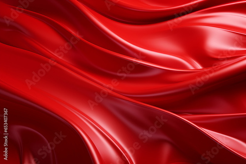 Liquid red paint