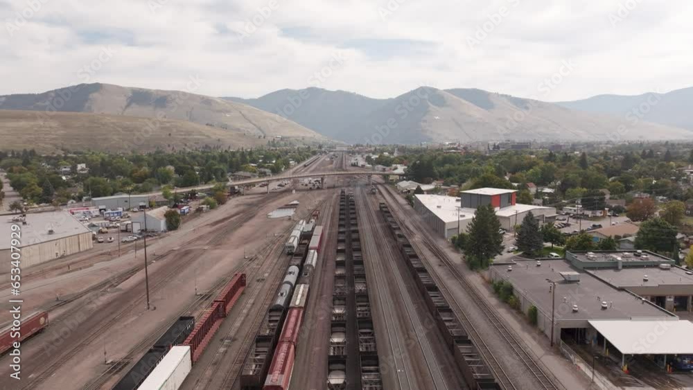 Train Yard Aerial Train Yard Aerial
