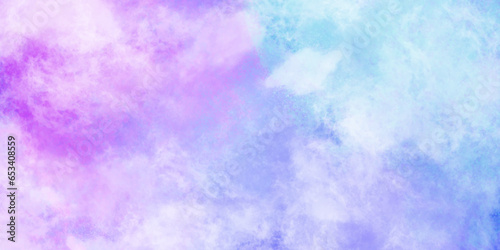 Fototapeta Naklejka Na Ścianę i Meble -  Colorful Watercolor background. Blue and Purple Background. 