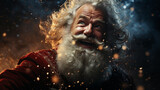 Santa Claus Styler Christmas Background