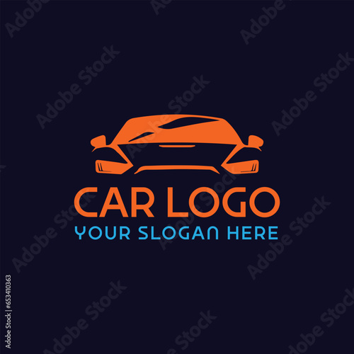 auto car logo design vector