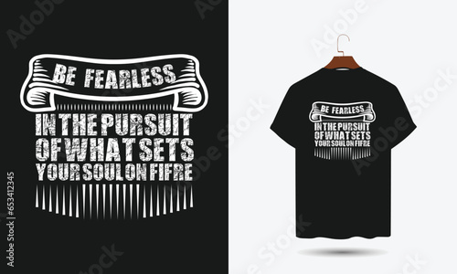 Motivational quote for print on t-shirt and apparel, poster. Grunge text and textured lettering 