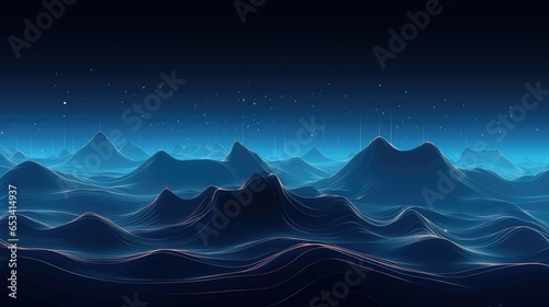 3d wireframe landscape topographic illustration abstract mountain  grid topography  earth surface 3d wireframe landscape topographic