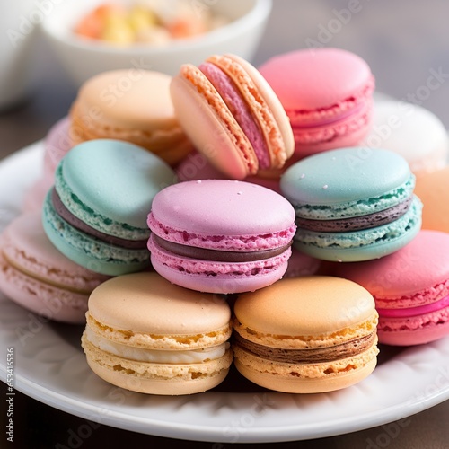 Macarons - Delicate, Colorful, French, Perfect for Dessert Lovers