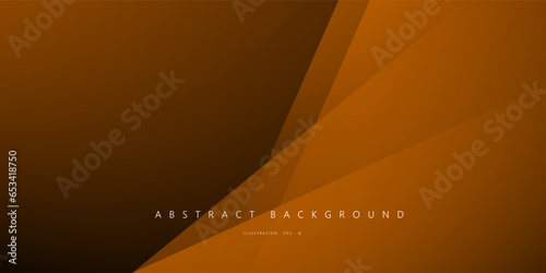 Abstract Geometric modern with Brown overlap color background for template, poster, flyer design. Vector illustration	