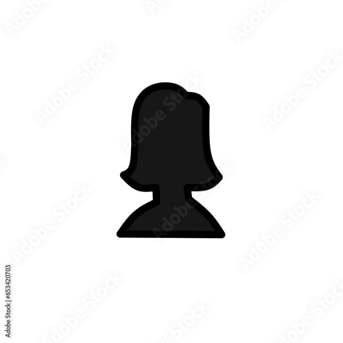 Avatar portrait silhouettes