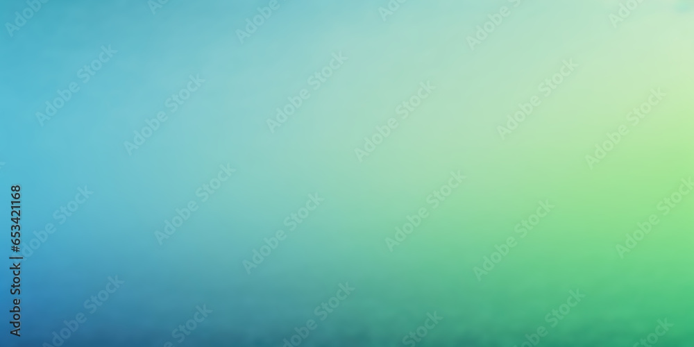 Background of gradient Turquoise color. Background of product studio with Green spotlight on Blue colour. Gradient background for poster banner and product advertising, generative ai.