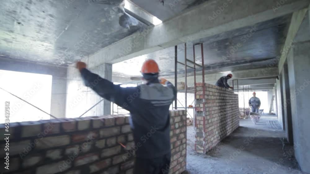 Object under construction. Builders are working Object under construction. Builders are working