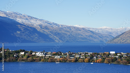 Houses in the Kelvin Heights suburb of Queenstown, New Zealand