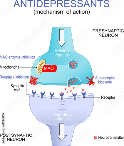 Antidepressant therapy for Depression treatment.