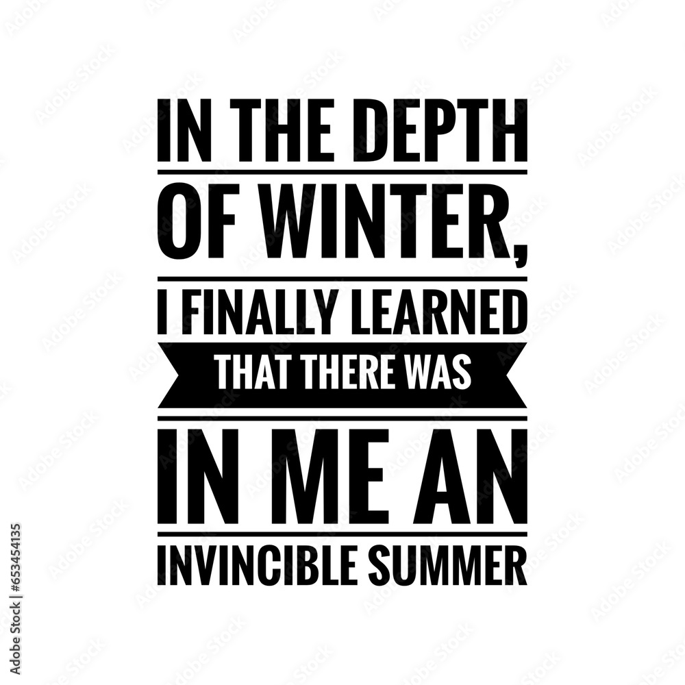 ''Winter'' Quote Illustration