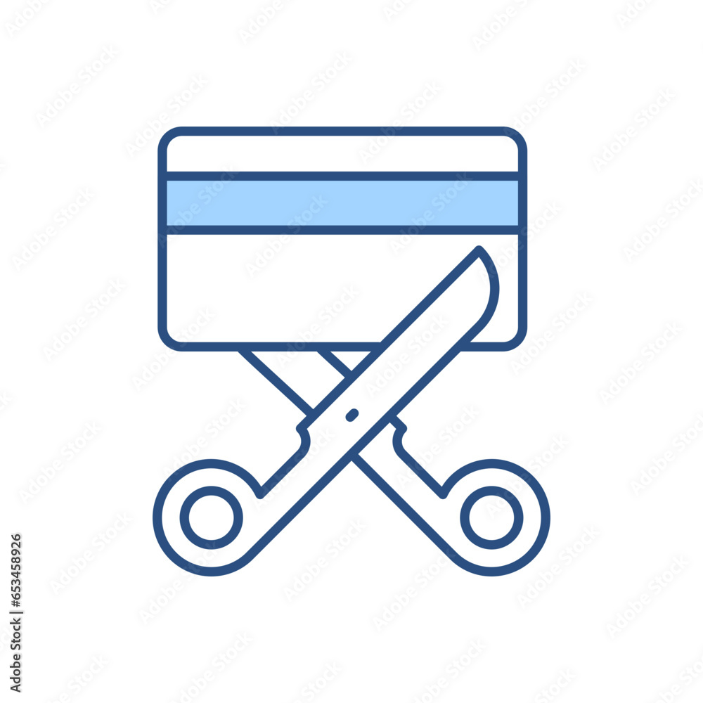 Expired Credit Card related vector icon. Isolated on white background. Vector illustration Expired Credit Card related vector icon. Isolated on white background. Vector illustration