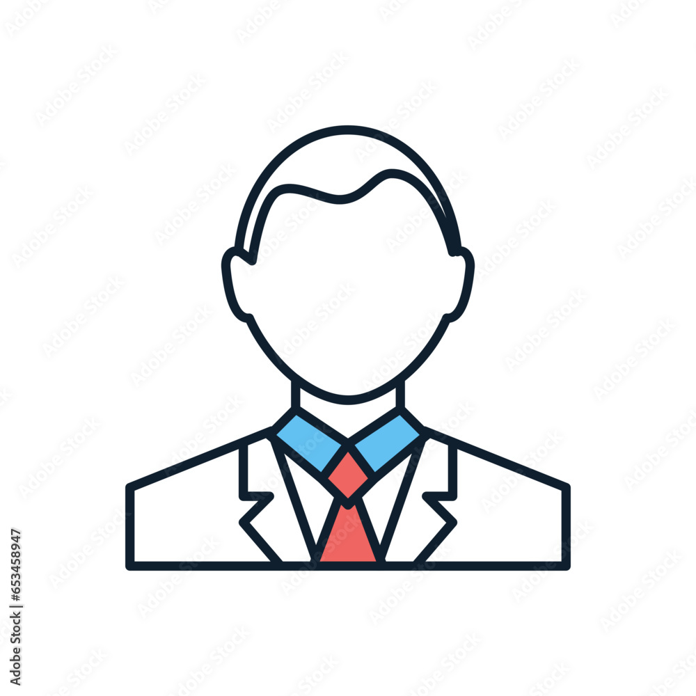 User related vector icon. Isolated on white background. Vector illustration User related vector icon. Isolated on white background. Vector illustration