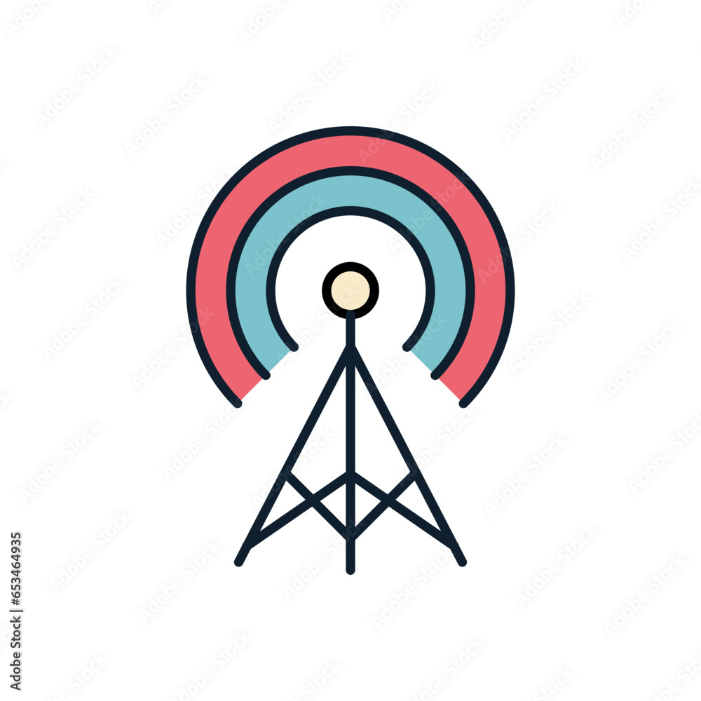 Transmiter related vector icon. Isolated on white background. Vector illustration Transmiter related vector icon. Isolated on white background. Vector illustration