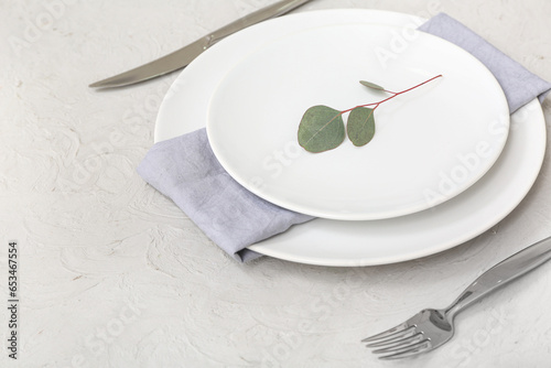 Elegant table setting with ...