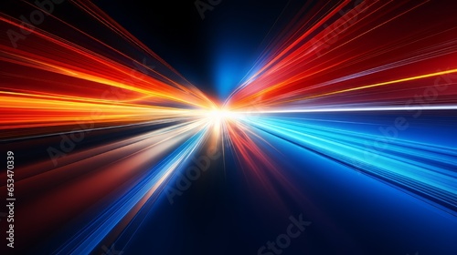 A Mesmerizing 3D Abstract Multicolor Backround of speed