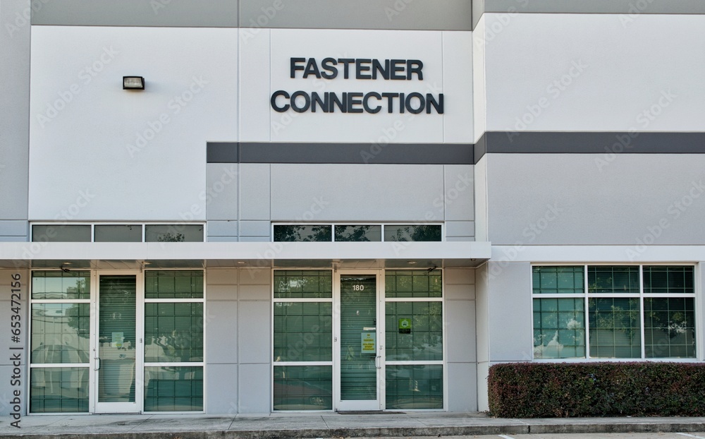 Houston, Texas USA 09242023 Fastener Connection office building