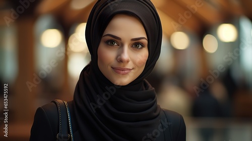 13 Arabic Beautiful Woman in Hijab - Generated using AI
