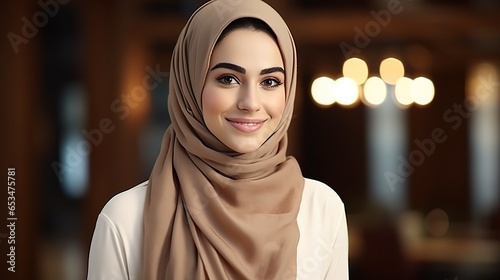 5 Arabic Beautiful Woman in Hijab - Generated using AI