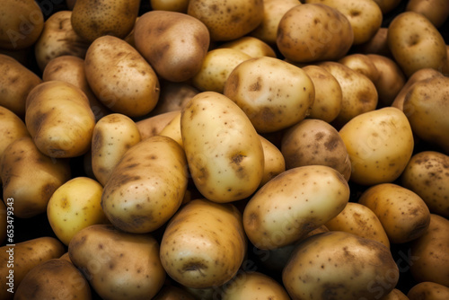 Potatoes harvest  eat local  organic market food