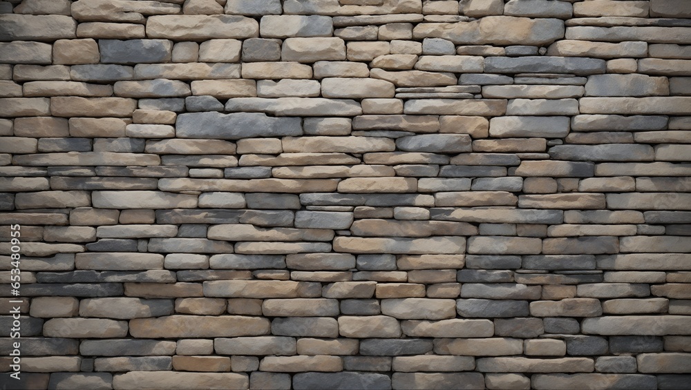 Stone bricks wall background. Minimal abstract timeless concept. With copy space.