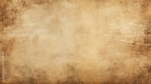 Brown old paper vintage texture background. AI generated image