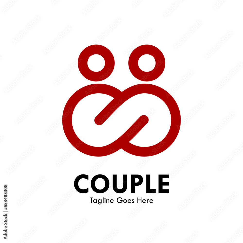 Couple design template illustration Couple design template illustration