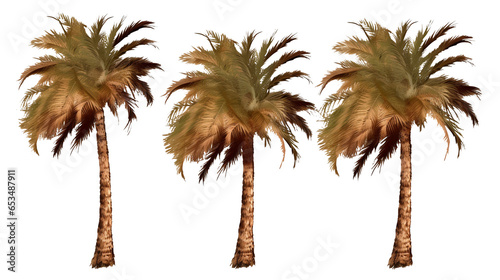 
Palm trees collection, transparent PNG
