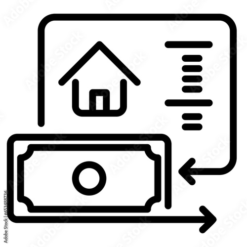 collateral icon, line icon style