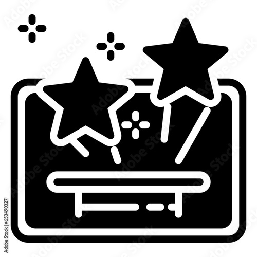 Magic Show icon, glyph icon style