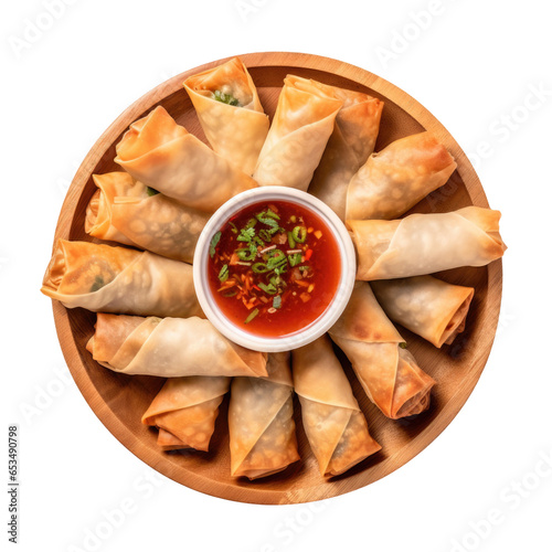 A Plate of Thai Spring Roll...