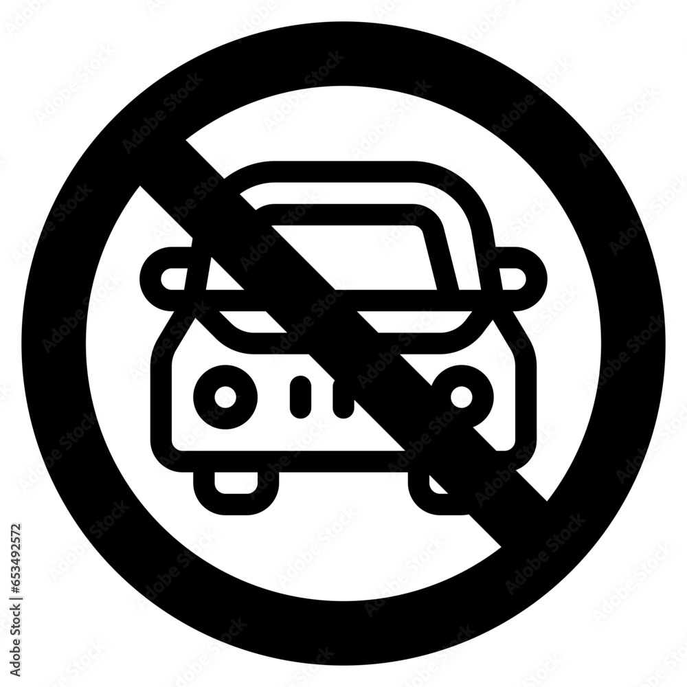 road, transport, travel, sign, cars, signaling, restriction Icon, Solid style icon vector illustration, Suitable for website, mobile app, print, presentation, infographic and any other project. road, transport, travel, sign, cars, signaling, restriction Icon, Solid style icon vector illustration, Suitable for website, mobile app, print, presentation, infographic and any other project.