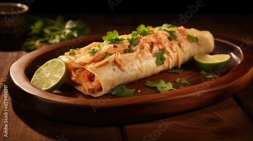 The third photo transports you to the coast with a tantalizing seafood tamale. Wrapped in a delicate and translucent corn husk, the tamale features an assortment of plump, juicy shrimp,