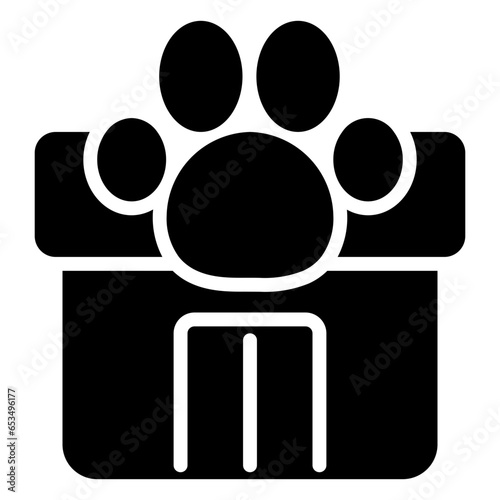 Pet Shop icon, glyph icon style