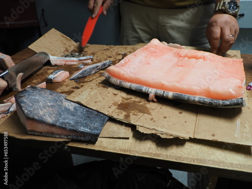 eating raw narwhal in the Canadian Arctic : hunting and subsistence