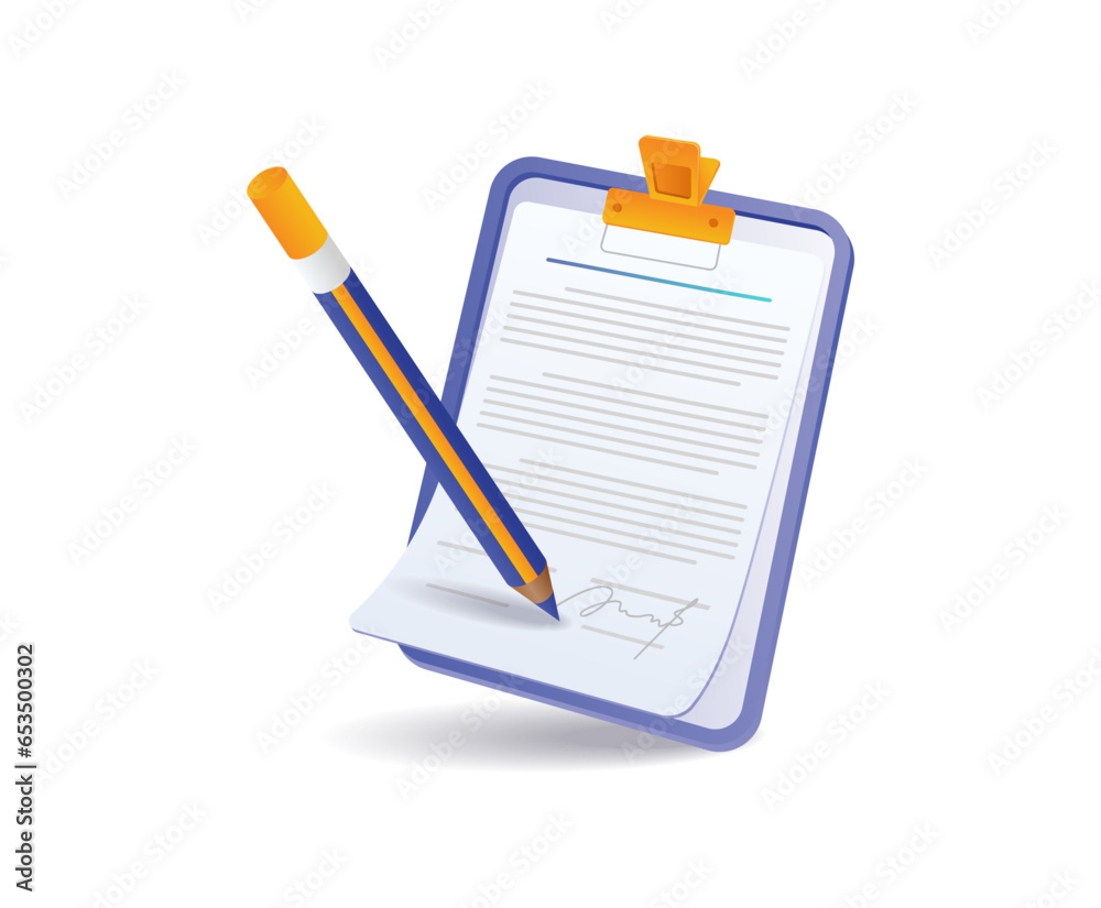 Business cooperation signature on paper Business cooperation signature on paper
