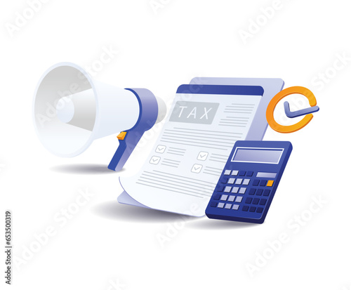 Annual tax calculation campaign