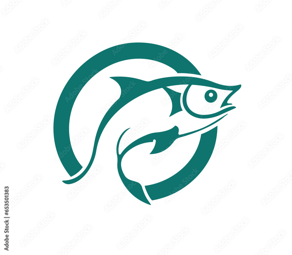 Fish logo creative symbol vector PNG design Fish logo creative symbol vector PNG design