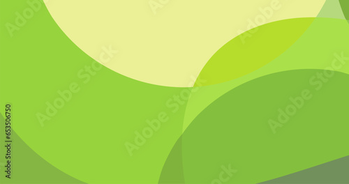 abstract background with green leaves