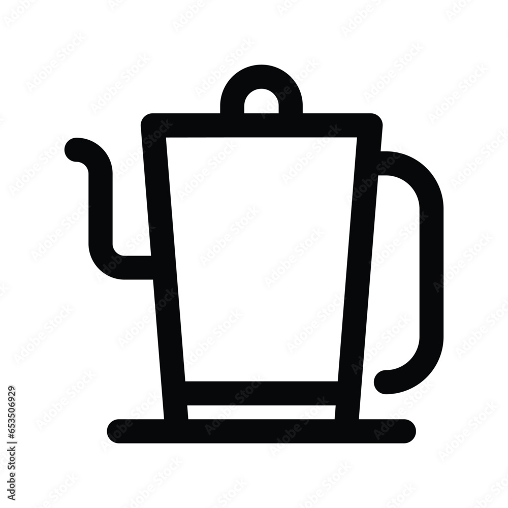Coffee makers line icon Coffee makers line icon