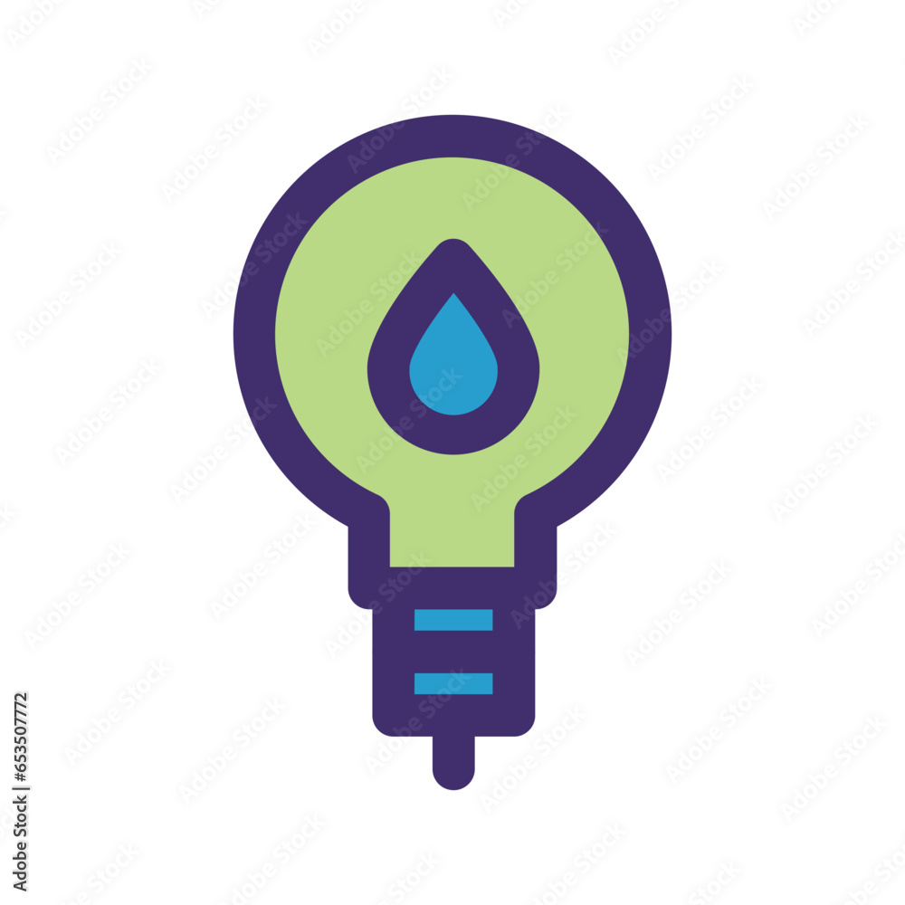 save energy of earth day filled line icon set elements