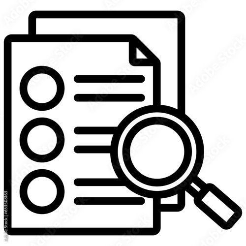 Detail Outline Icon