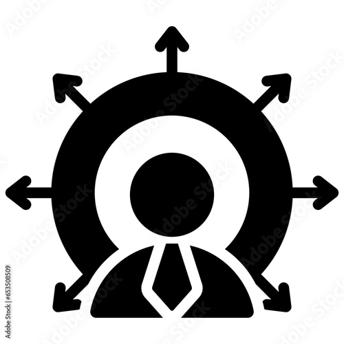 Soft Skill Glyph Icon