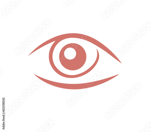 Eye vision symbol body prat PNG cartoon design
