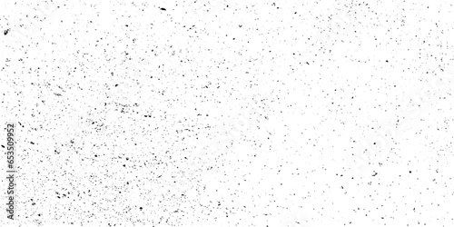 Abstract vector noise. Grunge texture overlay with rough and fine black particles isolated on white background. Vector illustration. 